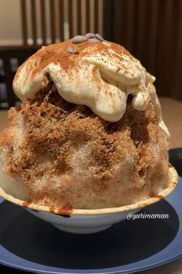 風鈴堂のチョコレートのかき氷（松山市二番町）1