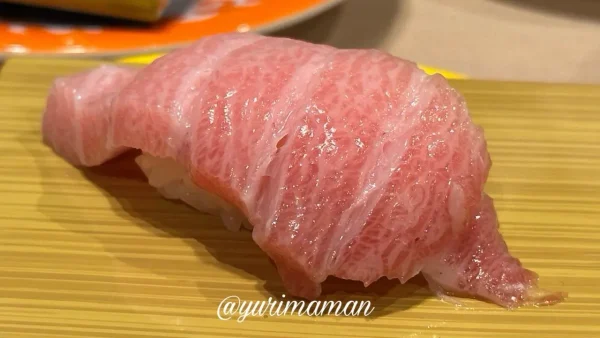 伊予びやびや寿司（松山）のだてまぐろ・本鮪大トロ