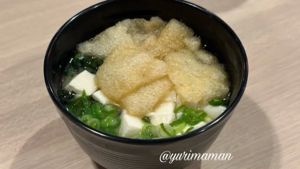 伊予びやびや寿司の味噌汁・セルフサービスコーナー（松山）3
