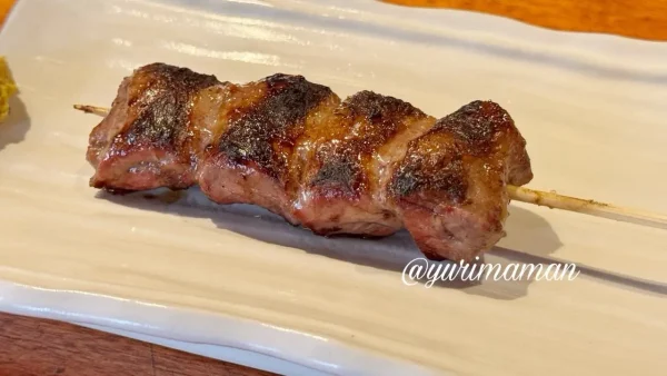 松山市のグルメ居酒屋で人気の「ハラミ串」