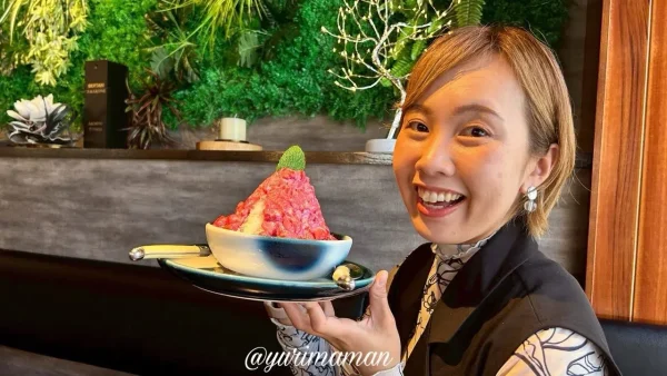 松山のかき氷｜糸ピンスとゆりママん