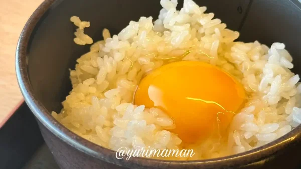 ゆで太郎松山北吉田店の朝食セット（たまご）