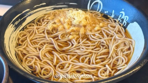 ゆで太郎松山北吉田店の朝食セット（納豆・卵・ごはん・そば）3