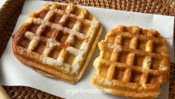 Fukusukeのリェージュワッフルとクロッフル。ザクザク食感と本場の味が魅力