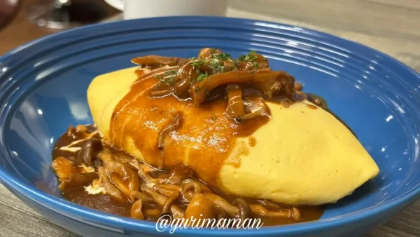 ラ・ブリエのふわとろオムライスランチ（松山市）1