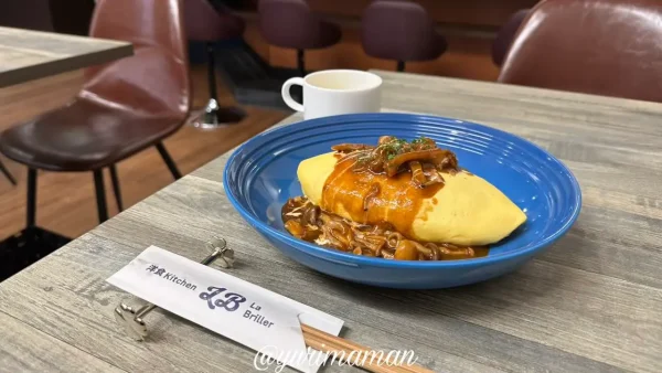 ラ・ブリエのふわとろオムライスランチ（松山市）3