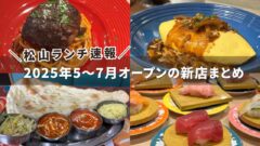 2025年5～7月に松山市でオープンした新店舗ランチまとめ（松山ランチ速報）サムネイル画像