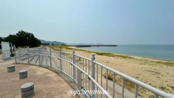 松山市の和気浜緑地（海水浴場）バーベキューにも人気のスポット