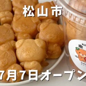 松山市高岡町にオープンした「みきゃんのベビーカステラ金生堂」サムネイル画像