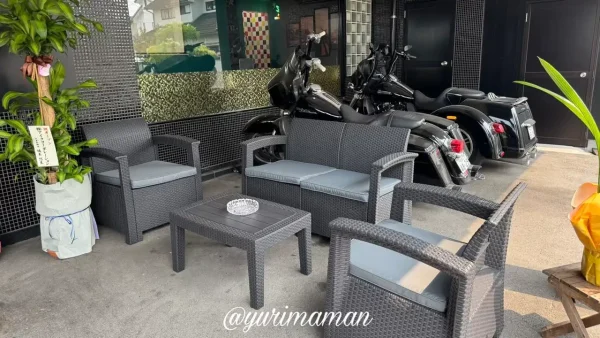 ROXハンバーグ（松山市和気町）テラス席はワンちゃん連れOK