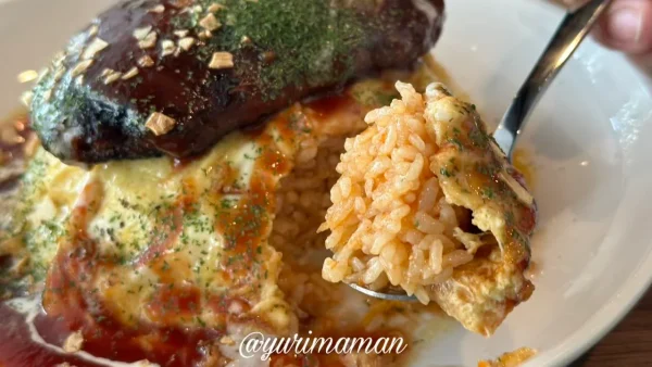 ROXハンバーグのオムバーグランチ（松山市）2