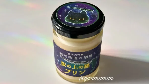 坂の上の猫プリン（松山市）銀河鉄道の酒粕