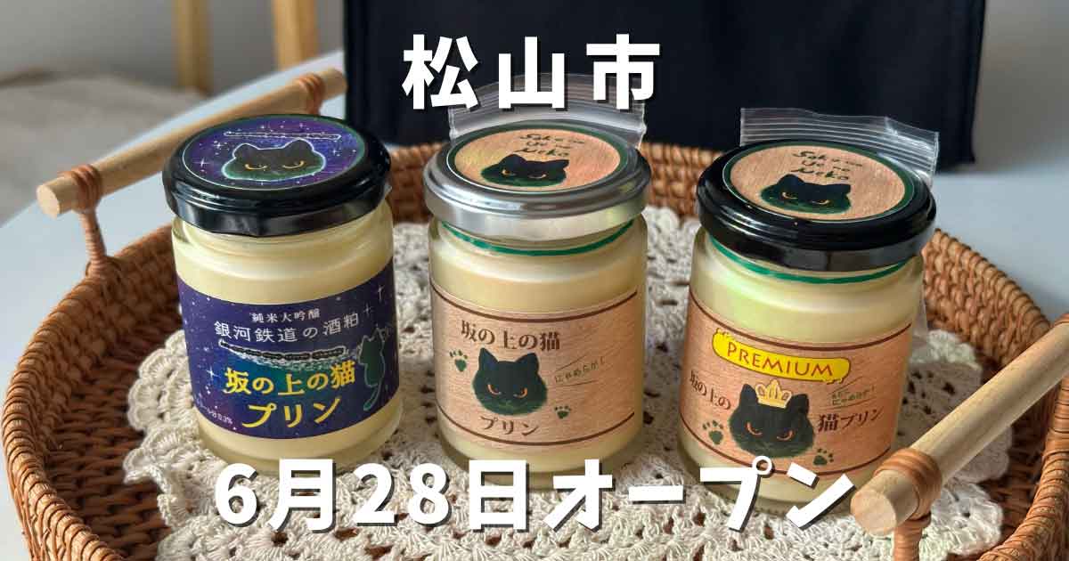 プリン専門店「坂の上の猫 大街道店」サムネイル画像