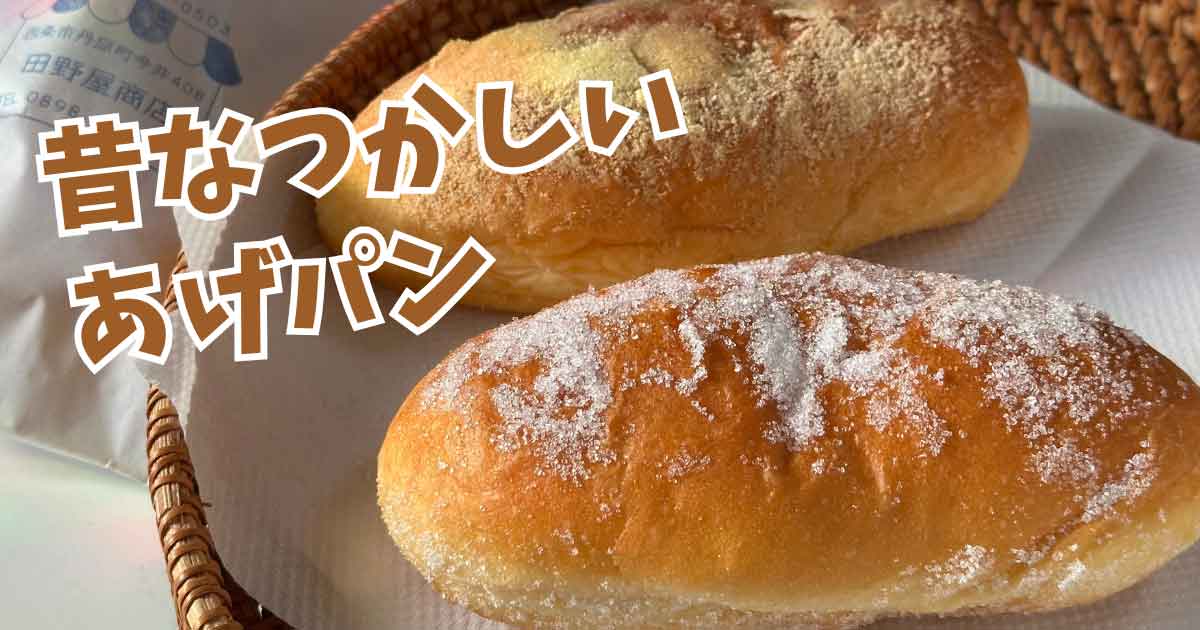 田野屋（西条市丹原町）老舗パン屋さんのあげパン｜サムネイル画像