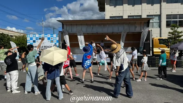 ZUMBA体験中（マッスルビーチEHIME）2