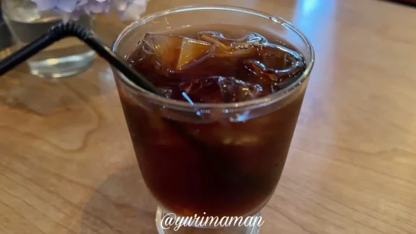 cafe BC モーニングセットのアイスコーヒー