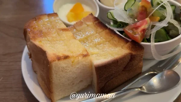 cafe BC モーニングセット（はちみつバタートースト）2