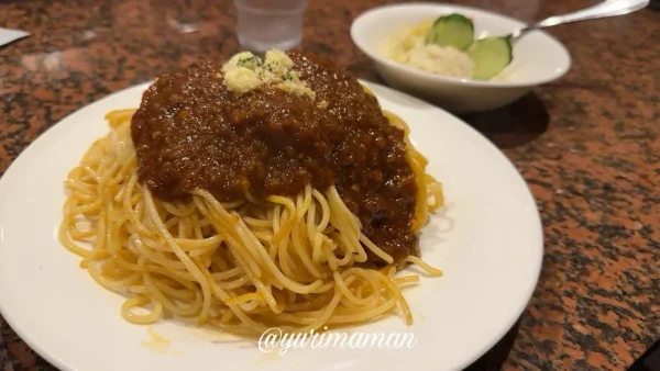 名物・デュエット風ミートソーススパゲッティ｜松山のソウルフード3