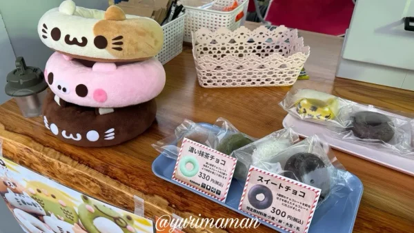 イクミママのどうぶつドーナツを愛媛のイベントで販売している様子2