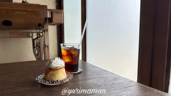 感食堂のカフェメニュー、昔ながらの固めプリン2