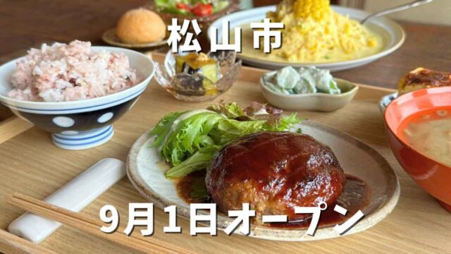 松山市北条にオープンの古民家カフェ「感食堂」サムネイル画像