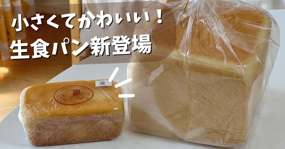 小さな幸せ（松山市パン屋）新作ミニ生食パンを紹介｜サムネイル画像