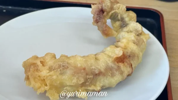 手打ちうどんまいど ゲソ天ぷら サクサク食感のトッピング