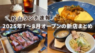 2025年7～9月に松山市でオープンした新店舗ランチまとめ（松山ランチ速報）サムネイル画像