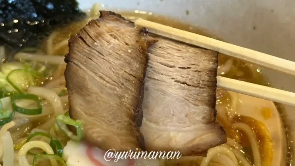 四国中央市「みしま屋」の中華そばチャーシュー｜しっかり味が染みた一枚