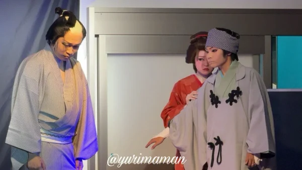 松山市で観劇した大衆演劇チーム夢弦の人情芝居シーン