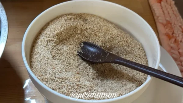 菜の家の製麺所 セルフサービスの薬味 すりごま