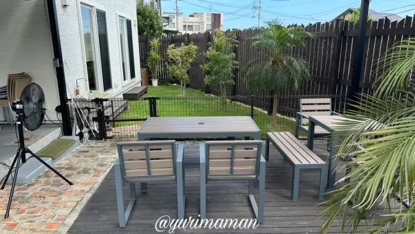 ダイニングカフェのまん（四国中央市）ドッグラン付きテラス席