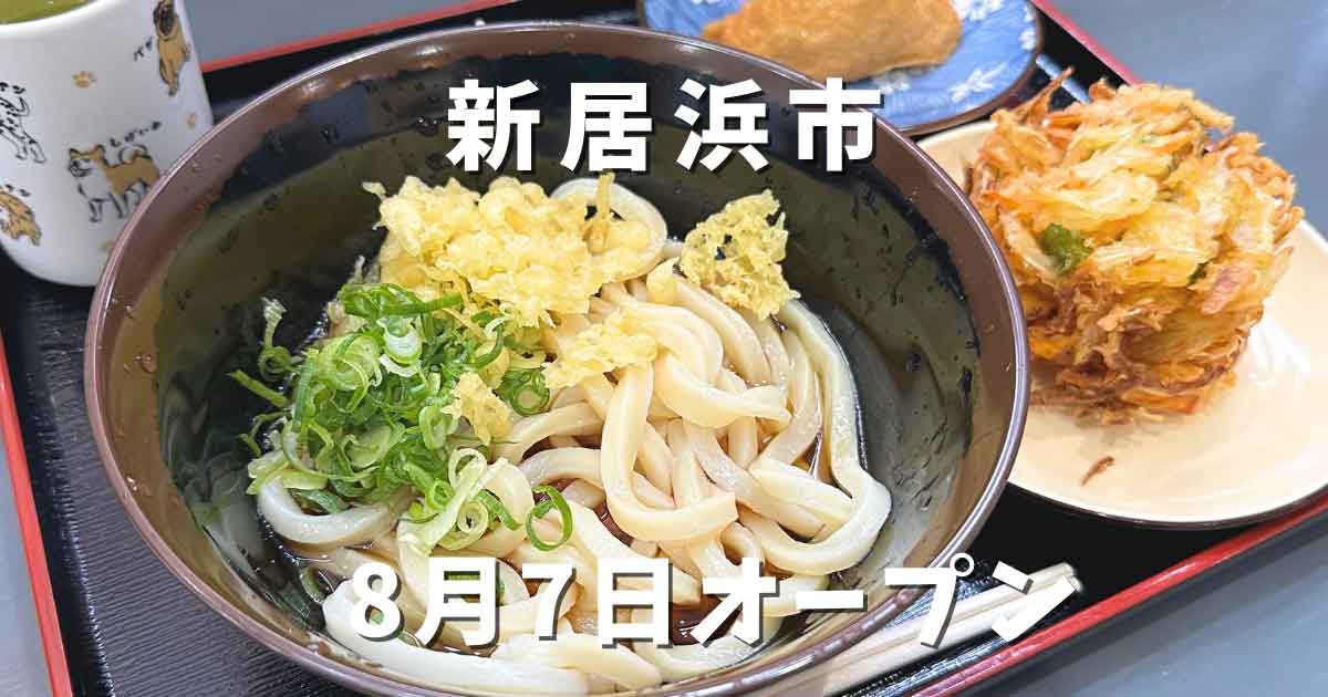 讃岐うどん製麺 一宮店（新居浜にオープンしたうどん店）サムネイル画像