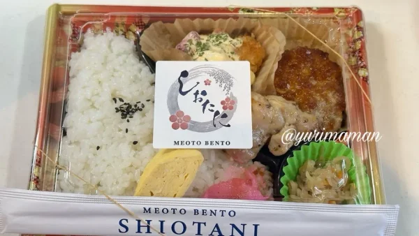 めおと弁当しおたにのトリプル弁当