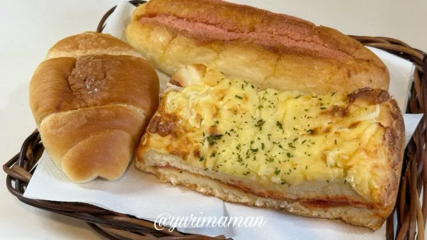 ユノマチベーカリーで購入したパンたち（松山市道後）