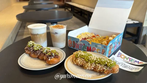 BONTEMPS松山店のドーナツとラテを実食レビュー1