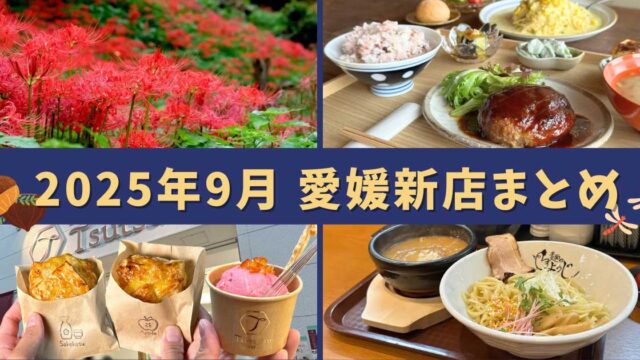 【2025年9月】愛媛新店まとめ｜新オープン｜サムネイル画像