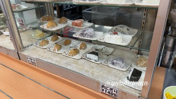 がんば亭川之江店のおにぎりやいなり寿司