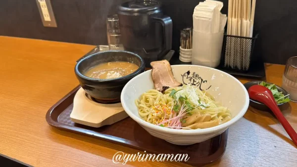 麺のようじ松山店の鶏ドロつけ麺をランチに実食2