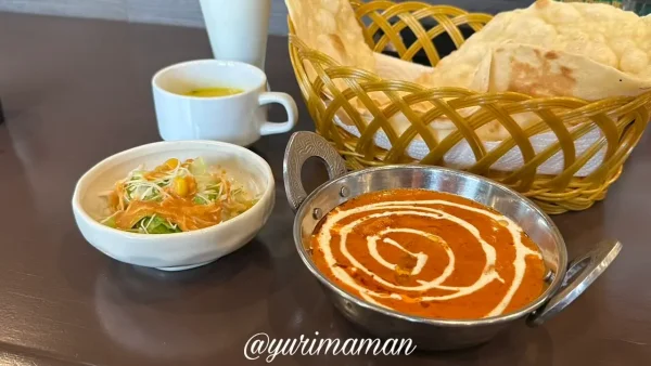西条市インド料理タージ・マハル東予店の日替りランチセット1