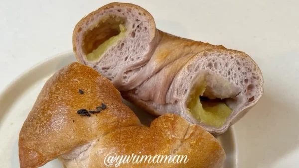 CHERRY BAGELの紫芋スイートポテト2 - ゆりママんブログ CHERRY BAGELの紫芋スイートポテト2