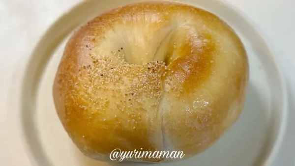 CHERRY BAGELのつぶあんクリームチーズ1 - ゆりママんブログ CHERRY BAGELのつぶあんクリームチーズ1