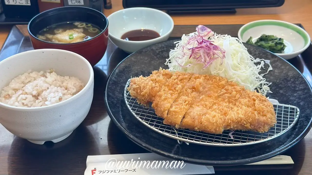 どんとの日限定価格のロースかつ定食 - ゆりママんブログ どんとの日限定価格のロースかつ定食