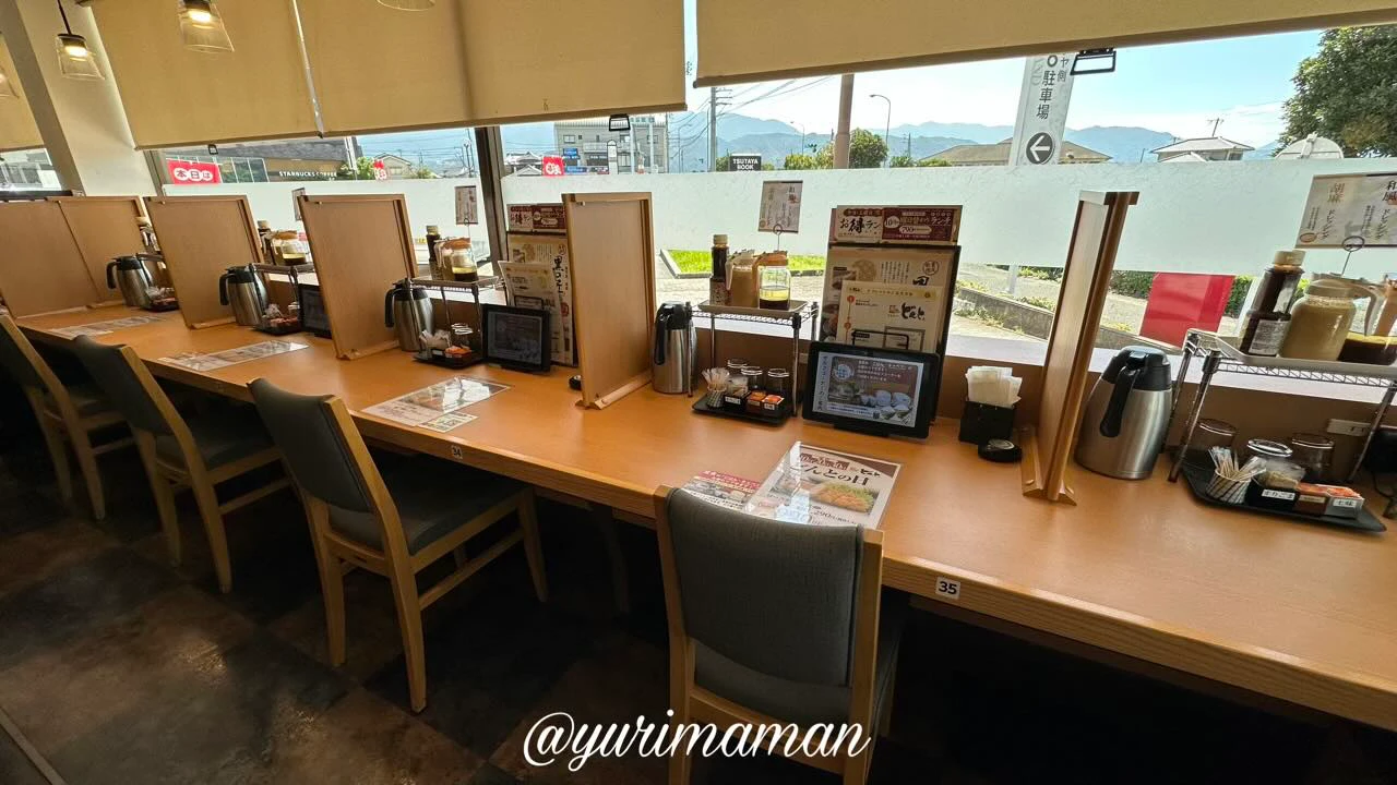 どんと重信店のカウンター席の様子(東温市) - ゆりママんブログ どんと重信店のカウンター席の様子(東温市)