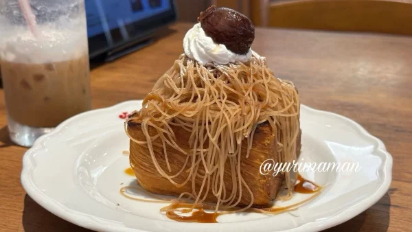 しぼりたてモンブランのハニートースト（ジョリーパスタ）1