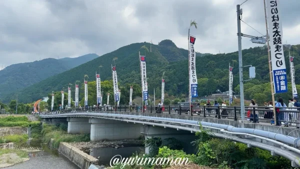新居浜太鼓祭り・臨時駐車場から山根グラウンドへの道のり