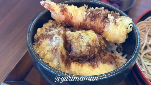 蕎麦一（いち）のミニ天丼がボリューミー