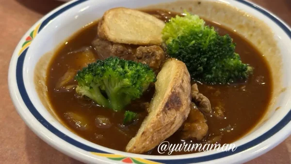 ステーキガスト松山三津店の洋風牛煮込み(ブロッコリーとポテト添え)1 - ゆりママんブログ ステーキガスト松山三津店の洋風牛煮込み(ブロッコリーとポテト添え)1
