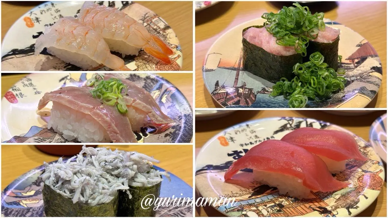 すしえもん久万ノ台店の110円皿まとめ(まぐろ・えび・軍艦など) - ゆりママんブログ すしえもん久万ノ台店の110円皿まとめ(まぐろ・えび・軍艦など)