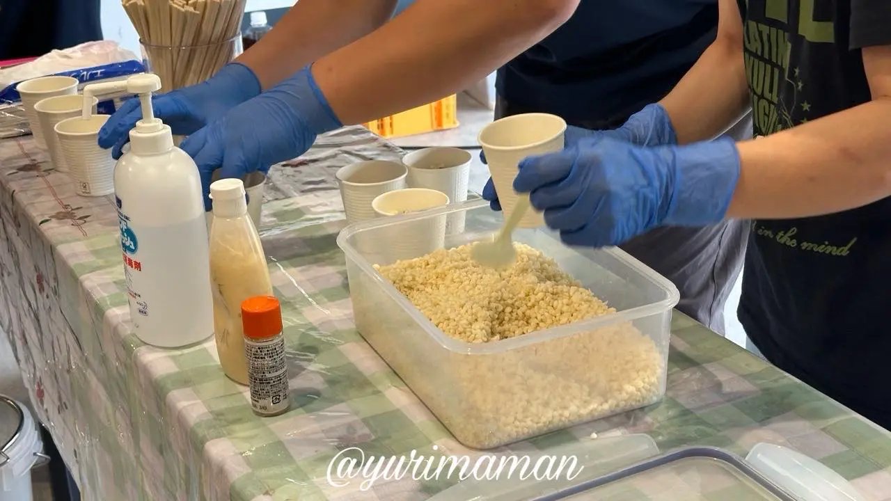 第2回愛媛うまいもん試食会の会場（パドルのうどん）